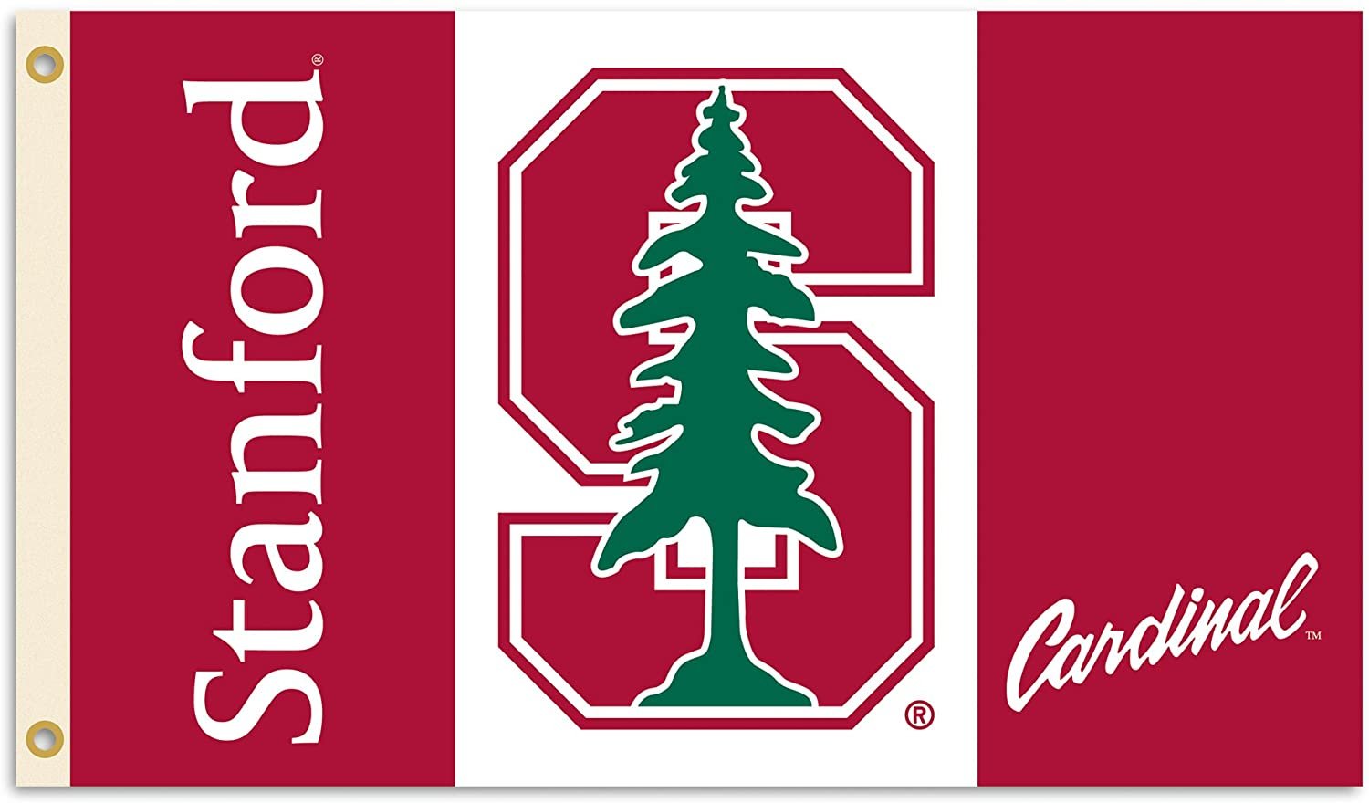Stanford Cardinals 3' X 5' Flag with Grommets