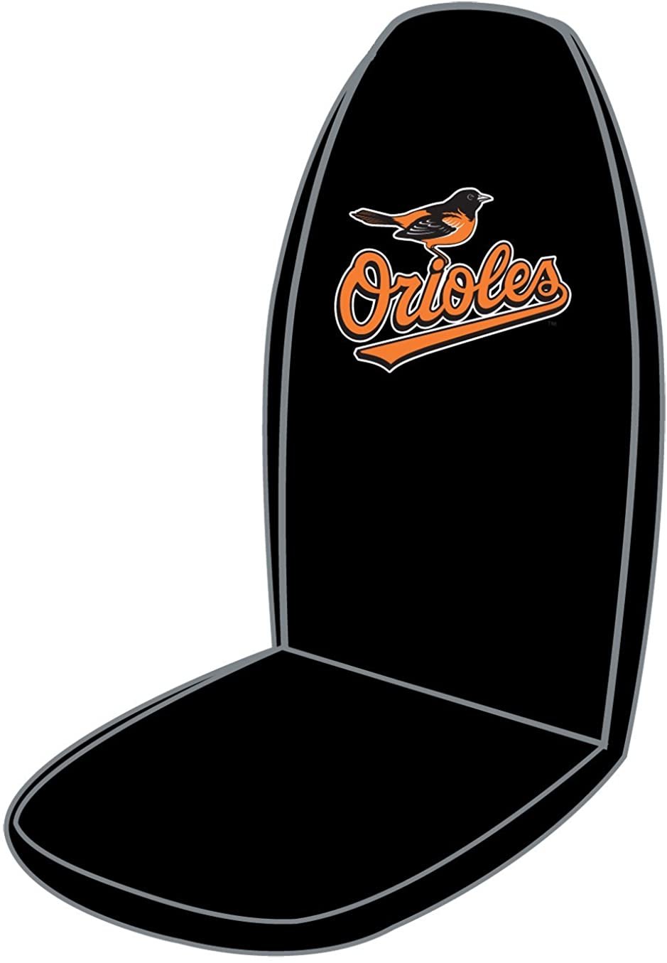 MLB Baltimore Orioles Car Seat Cover, 21" x 51"
