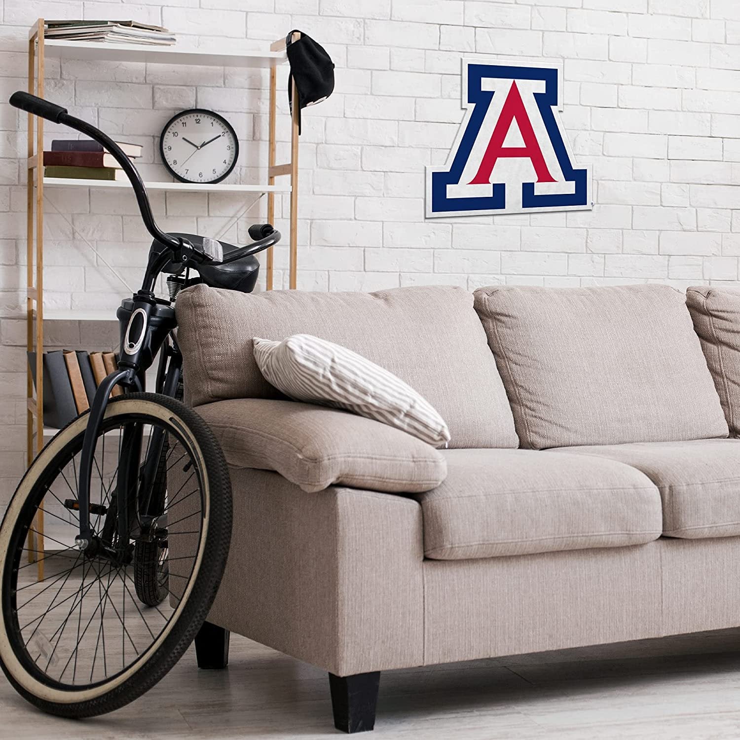 University of Arizona Wildcats Soft Felt Pennant, Logo Design, Shape Cut, 18 Inch, Easy To Hang