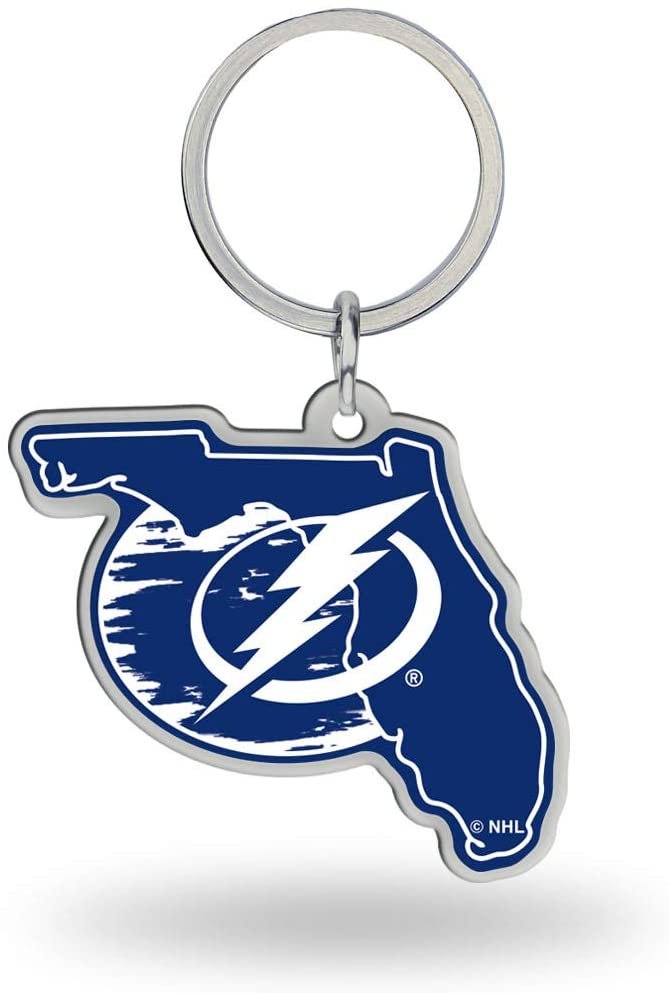 NHL Tampa Bay Lightning State Shape Keychain
