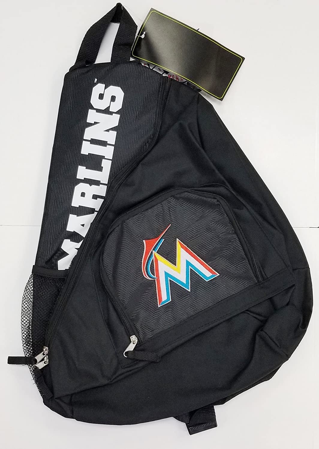 Miami Marlins Premium Backpack Heavy Duty Sling Design Nylon Baseball