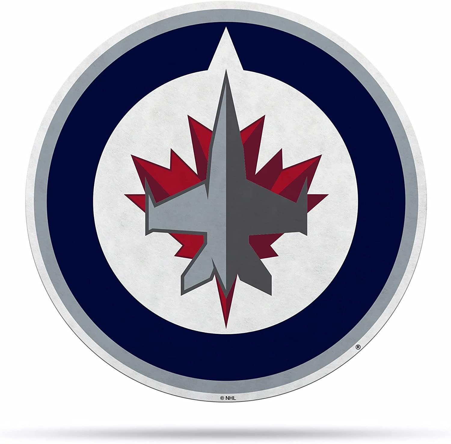 Winnipeg Jets Pennant Primary Logo 18 Inch Soft Felt