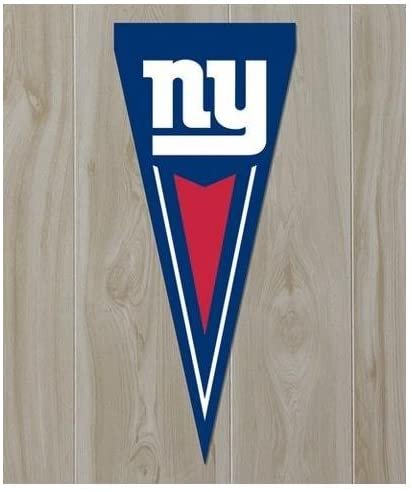 New York Giants 14x34 Inch Garden Flag Banner Yard Pennant Design Embroidered Outdoor