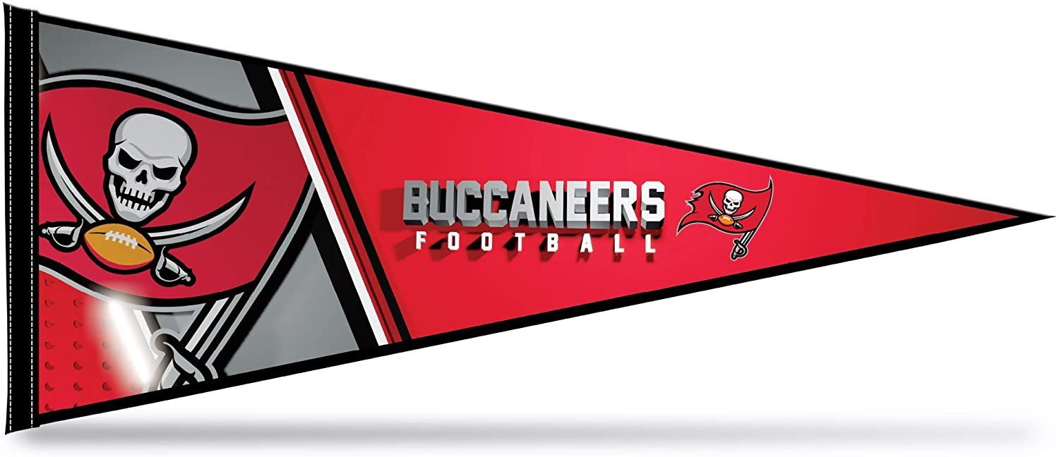 Tampa Bay Buccaneers Pennant 12x30 Inch Soft Felt