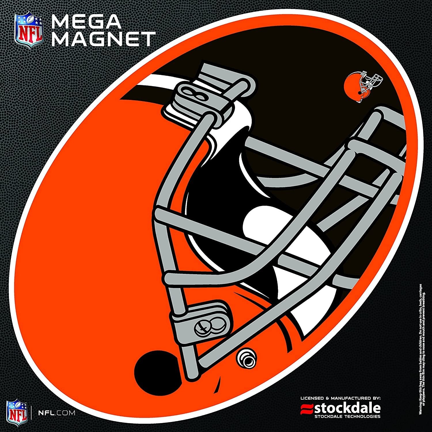 Cleveland Browns MEGA Style Logo 12" Magnet Heavy Duty Auto Home NFL Football