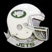 New York Jets Helmet Premium Metal Pin, Lapel Hat Tie, Push Pin Backing