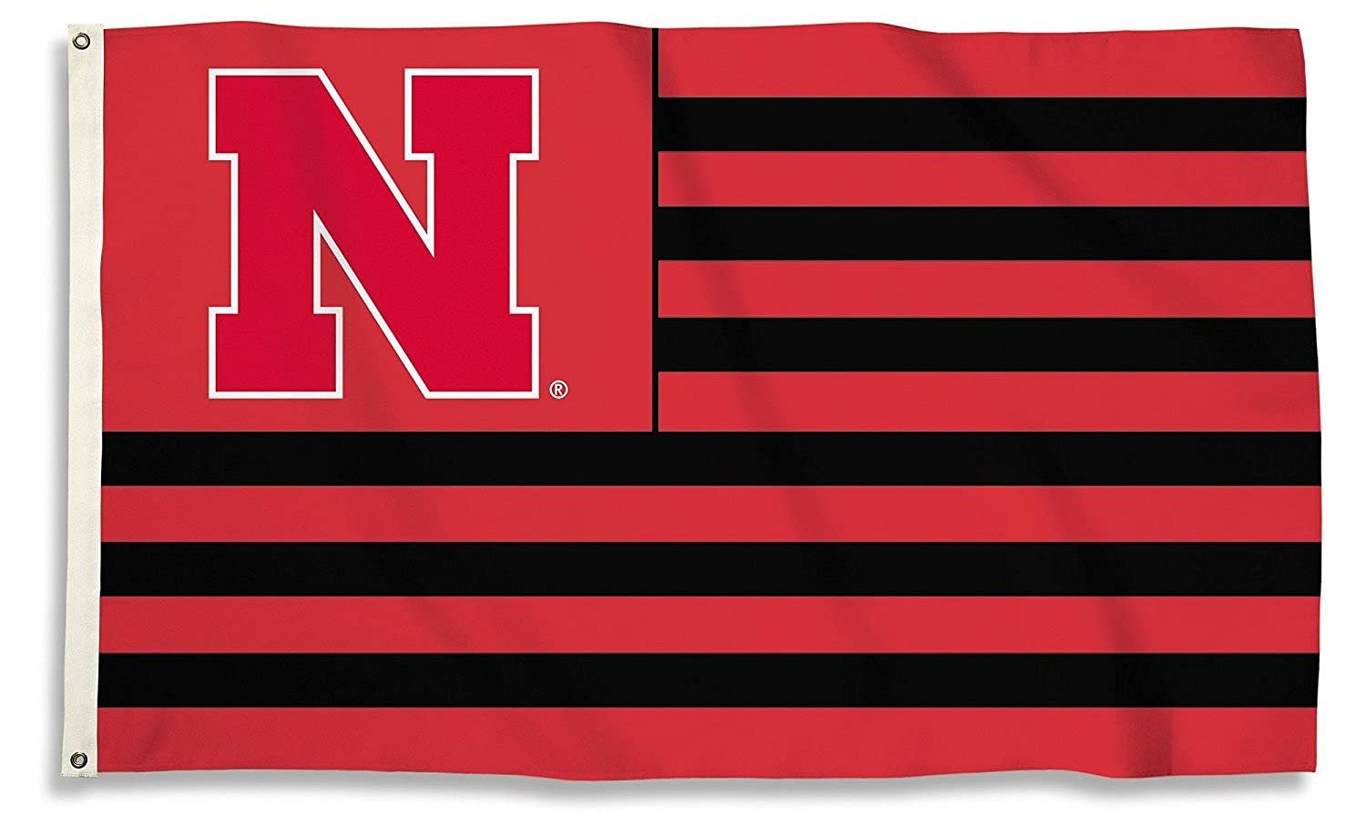 University of Nebraska Cornhuskers Premium 3x5 Feet Flag Banner, Country Design, Metal Grommets, Outdoor Use, Single Sided