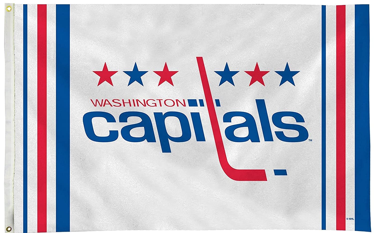 Washington Capitals Flag Banner Retro Logo Design 3x5 Premium Throwback with Metal Grommets Outdoor House Hockey