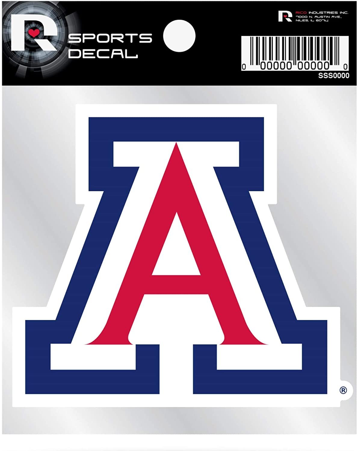 Arizona Wildcats Premium 4x4 Decal with Clear Backing Flat Vinyl Home Auto Sticker University of