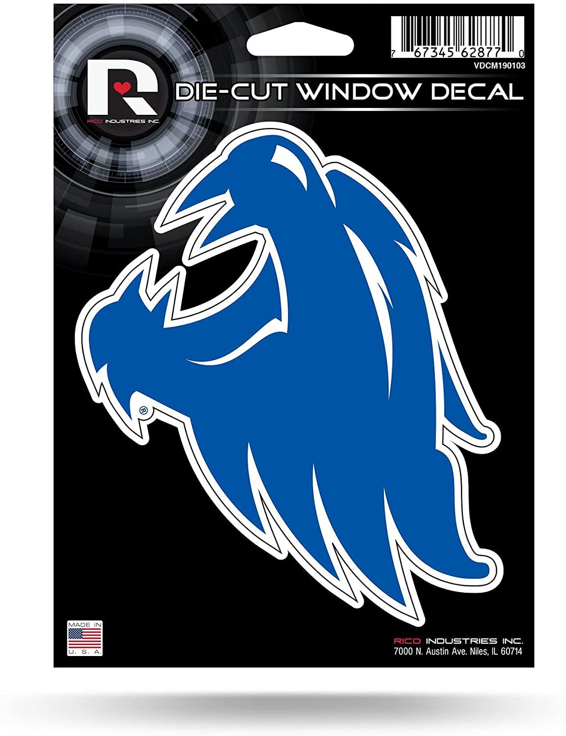 University of Kentucky Wildcats 5 Inch Die Cut Flat Vinyl Decal Sticker Mascot Logo Adhesive Backing