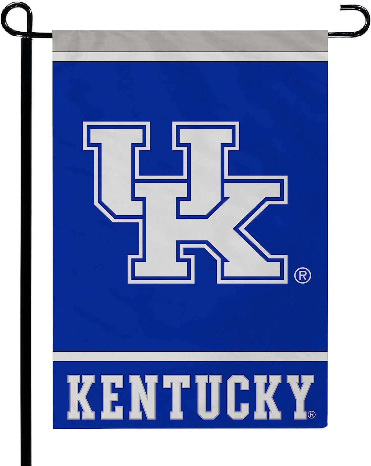 University of Kentucky Wildcats Double Sided Garden Flag Banner 12x18 Inch Solid Design