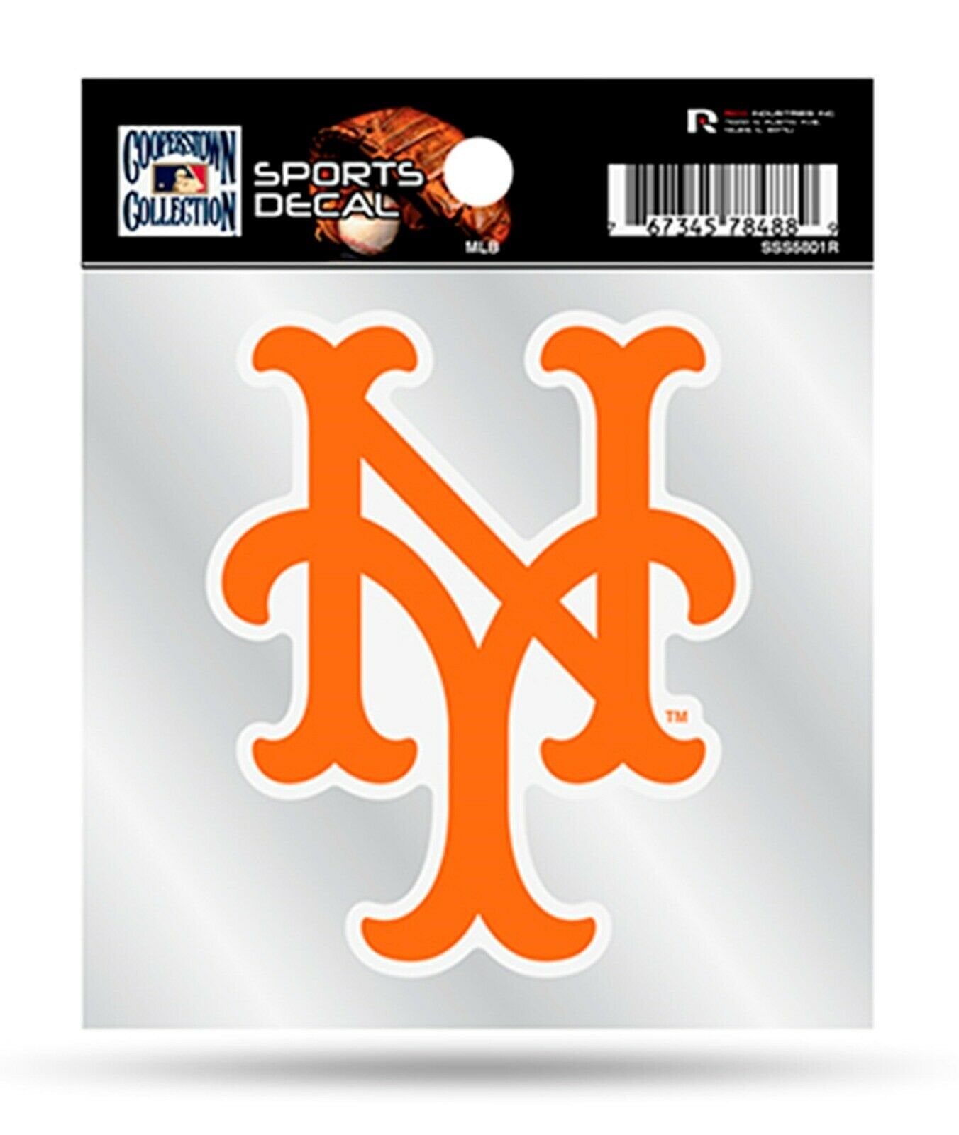 New York Mets Retro Logo Premium 4x4 Decal Flat Vinyl Auto Home Sticker Baseball