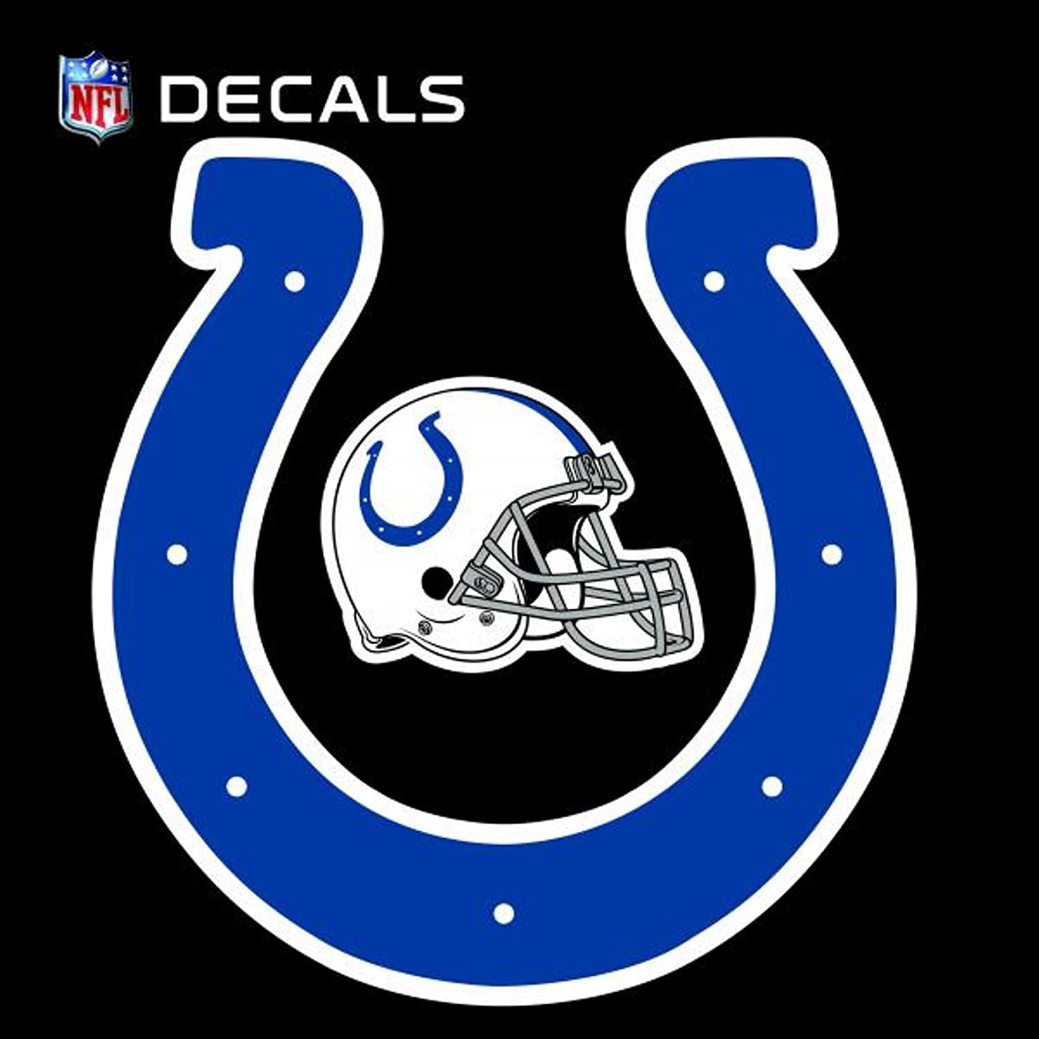 Indianapolis Colts 8 Inch Decal Sticker with Bonus Decal Vinyl Reusable Auto Football