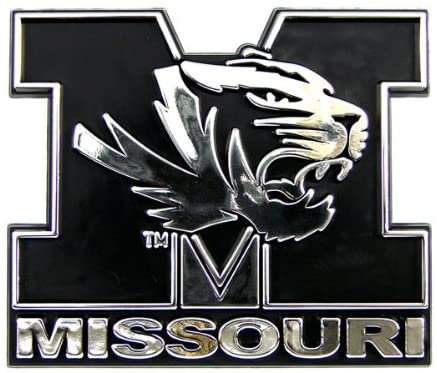 Missouri Tigers Silver Auto Emblem