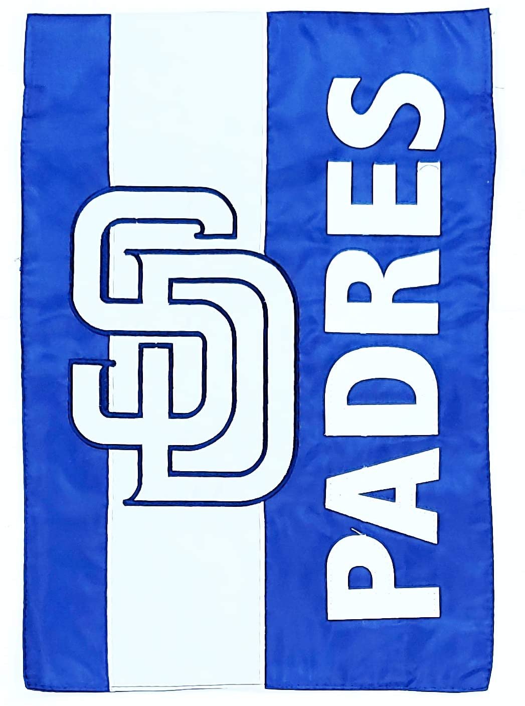 San Diego Padres Premium Garden Flag Banner, Double Sided, Embroidered, 13x18 Inch