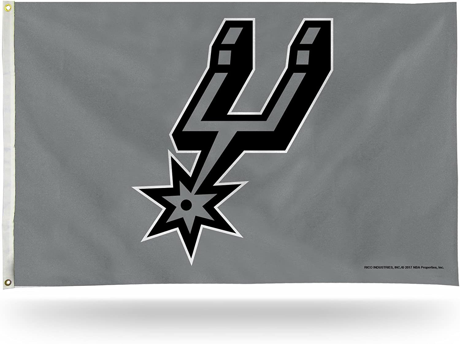 San Antonio Spurs Premium 3x5 Foot Flag Banner, Metal Grommets, Indoor Outdoor, Single Sided