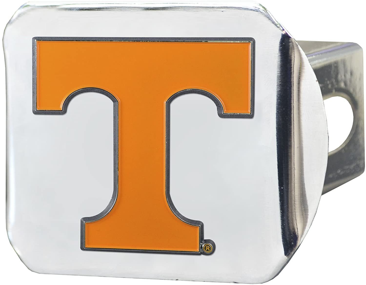 Tennessee Volunteers Hitch Cover Solid Metal with Raised Color Metal Emblem 2" Square Type III University of