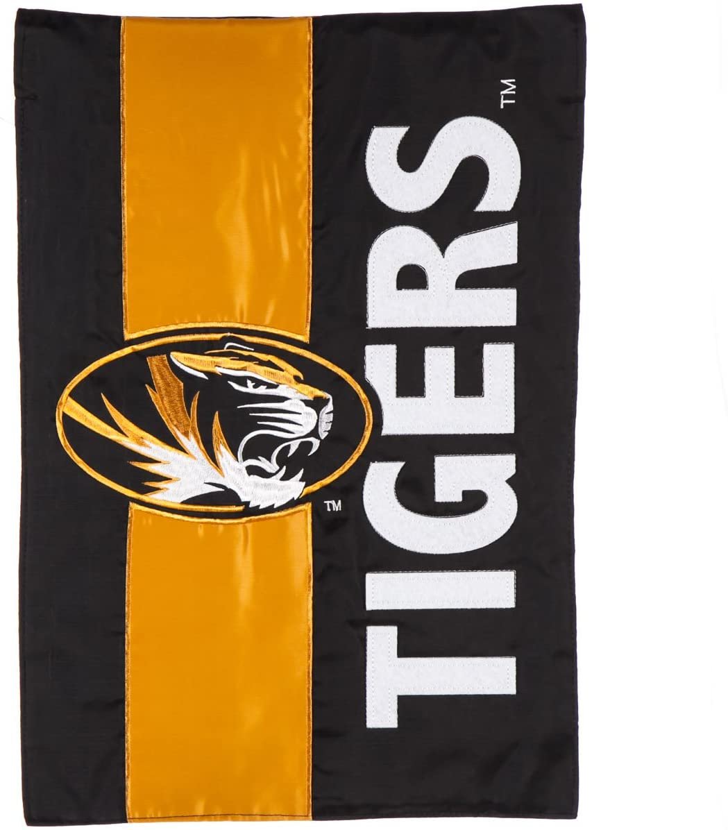 Missouri Tigers Double-Sided Embroidered Logo Applique Flag