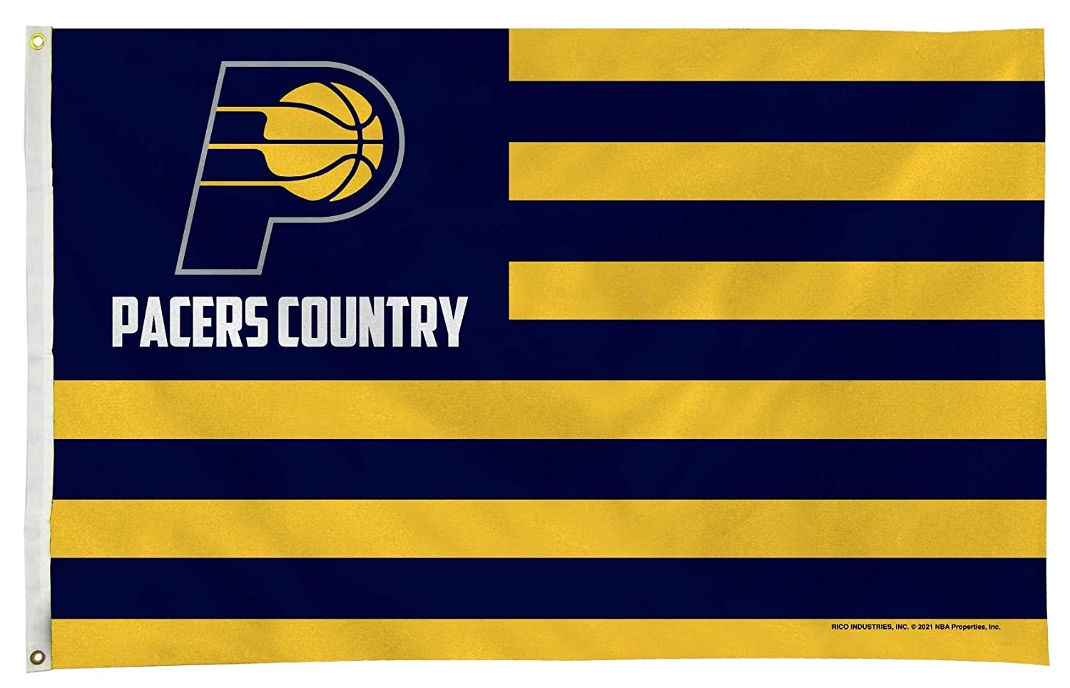 Indiana Pacers Flag Banner 3x5 Country Design Premium with Metal Grommets Outdoor House Basketball