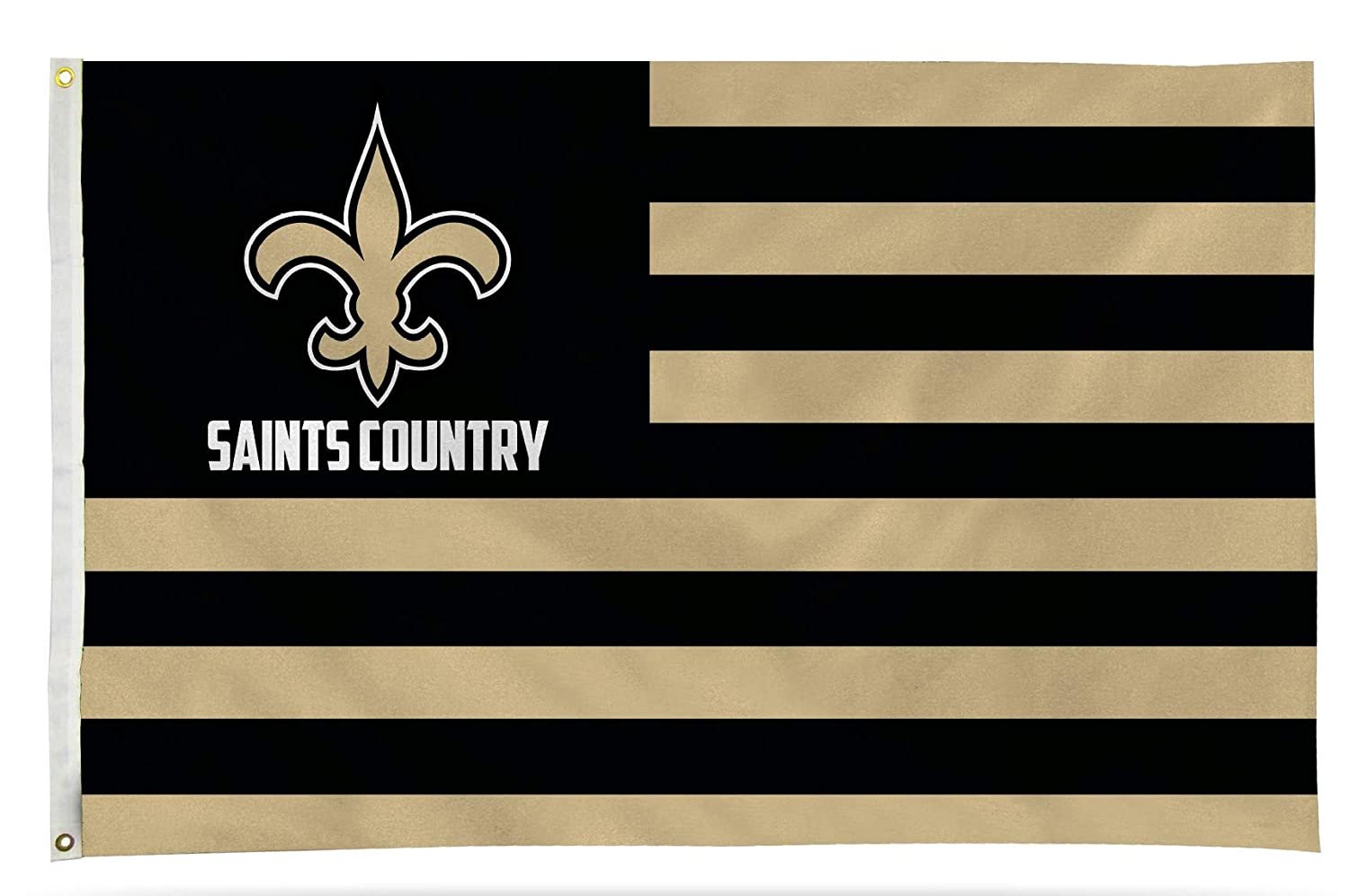 New Orleans Saints Flag Banner 3x5 Country Design Premium with Metal Grommets Outdoor House Football