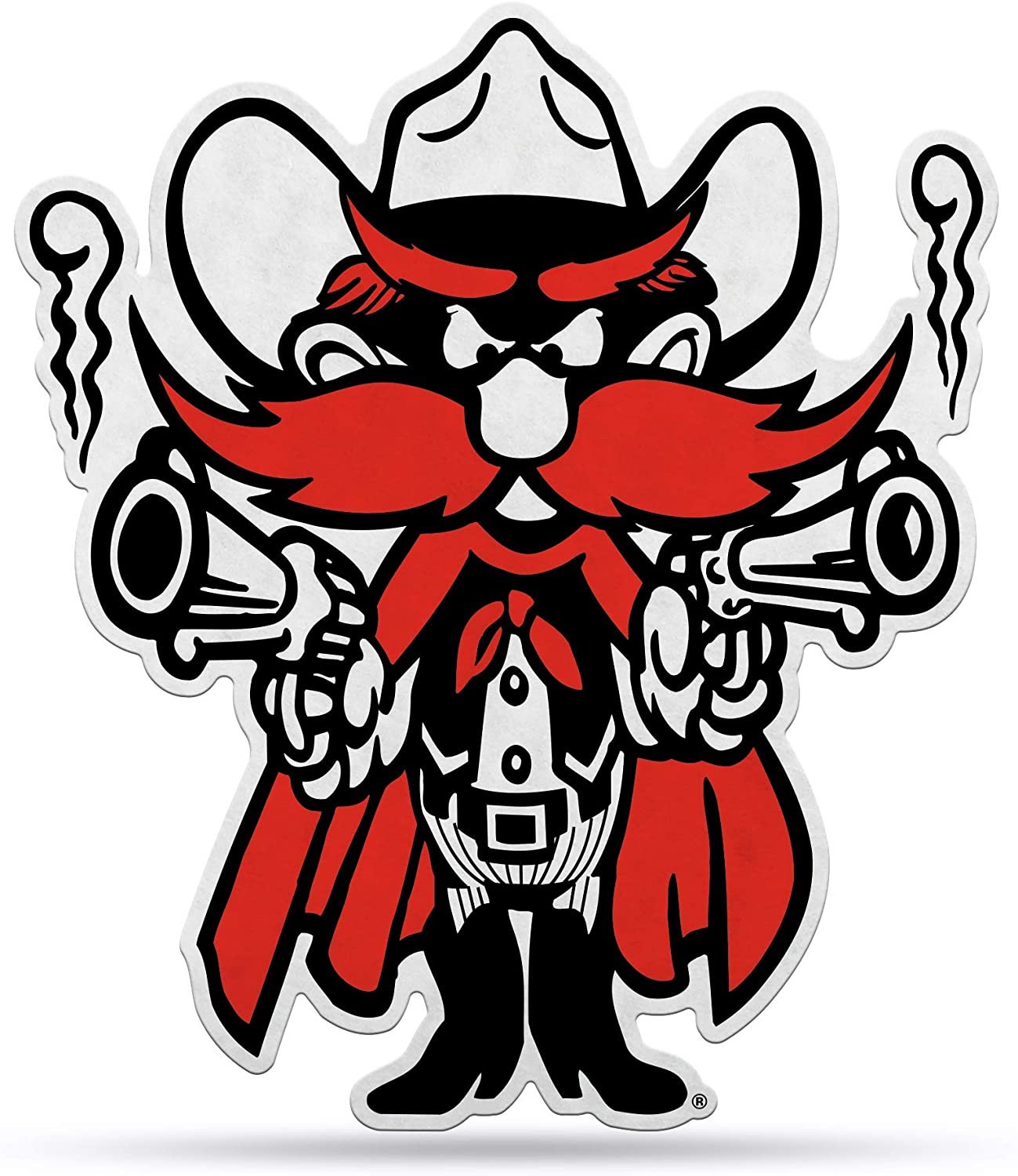 Texas Tech Red Raiders Pennant Mascot Design 18 Inch Soft Felt University of