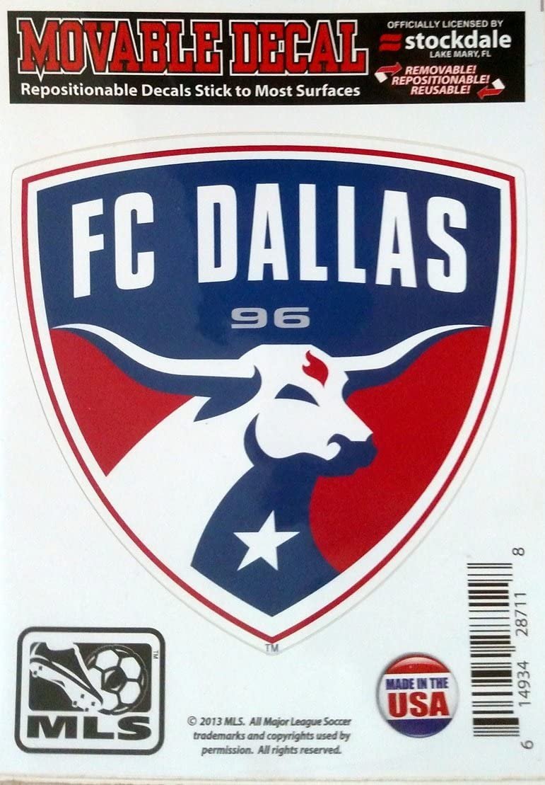 FC Dallas 5" Vinyl Die Cut Decal Sticker Repositionable MLS Soccer Football Club