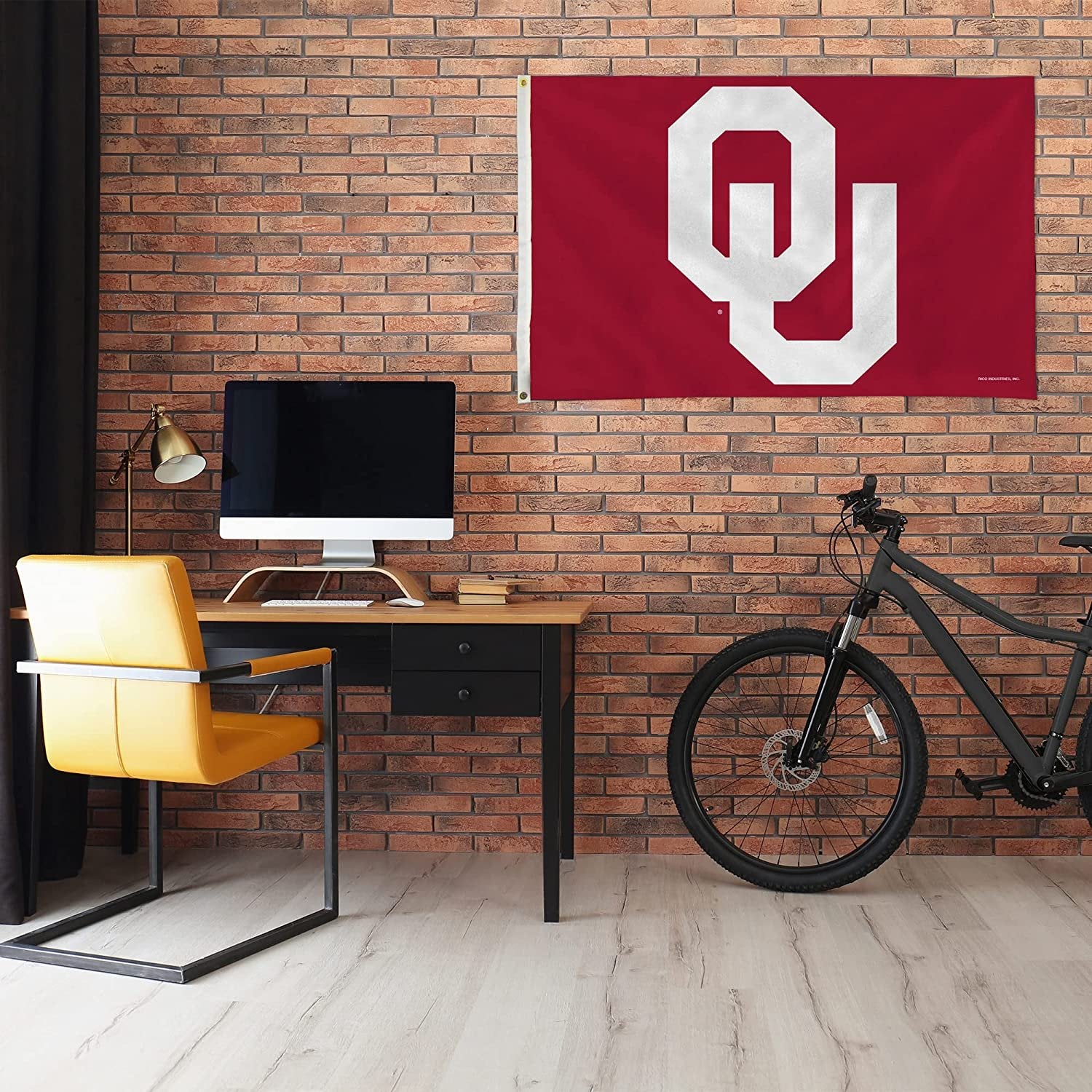 University of Oklahoma Sooners 3x5 Foot Flag Banner Metal Grommets Indoor Outdoor