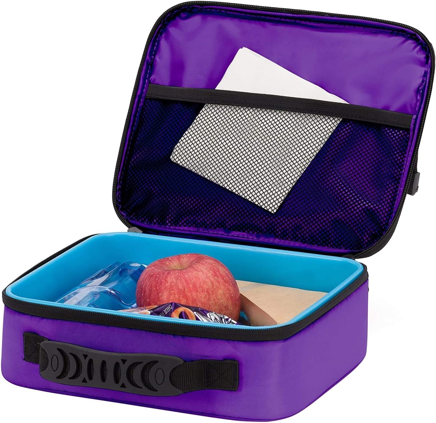 Orlando City FC Lunchbox Kit, MLS, Lunch Kit, Purple, 10x3x8 Inches, Zipper Close, Cooltime Design