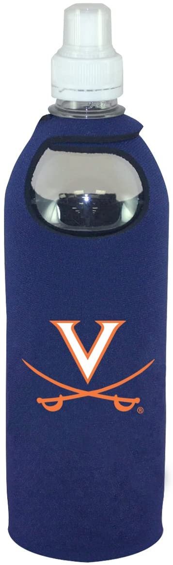 Virginia Cavaliers UVA 1/2 Liter Water Soda Bottle Beverage Insulator Holder Cooler with Clip University of