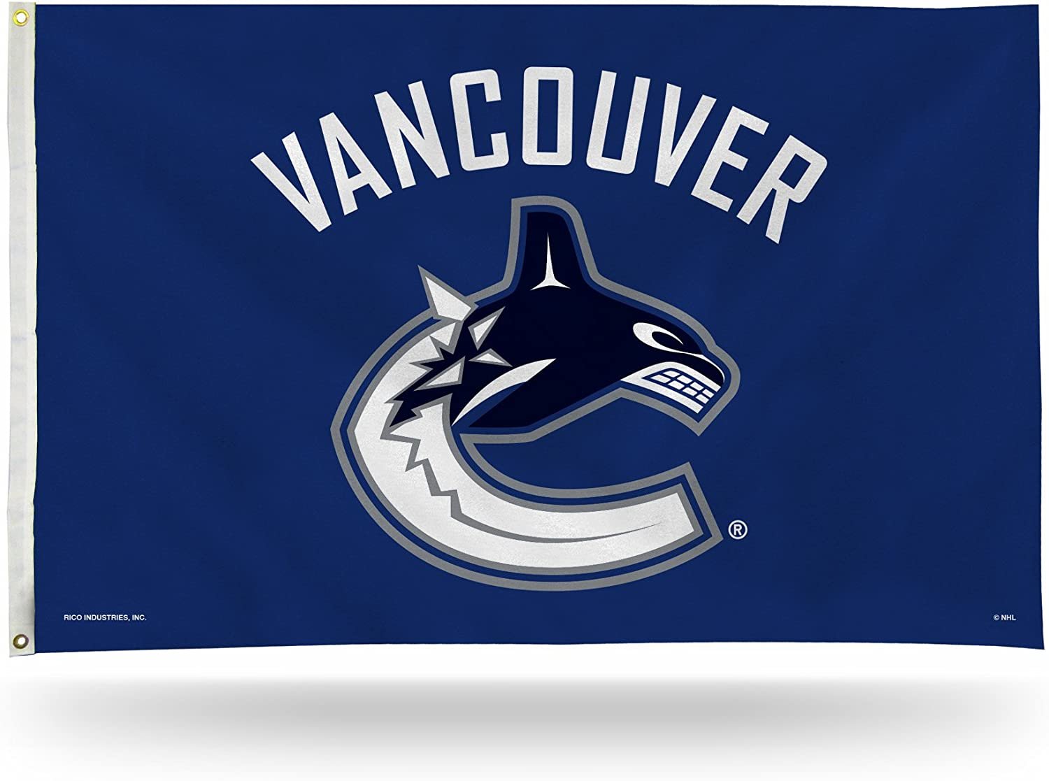 Vancouver Canucks 3x5 Flag Metal Grommets Outdoor House Banner