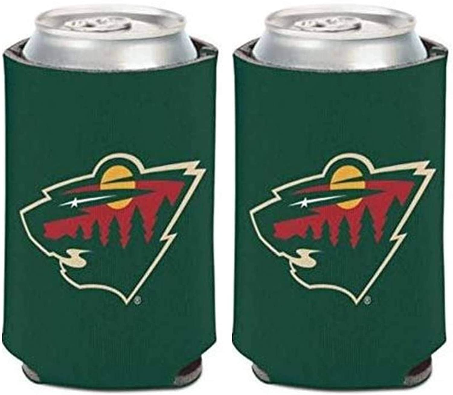 Minnesota Wild 2-Pack 12oz CAN Neoprene Beverage Insulator Holder Hockey