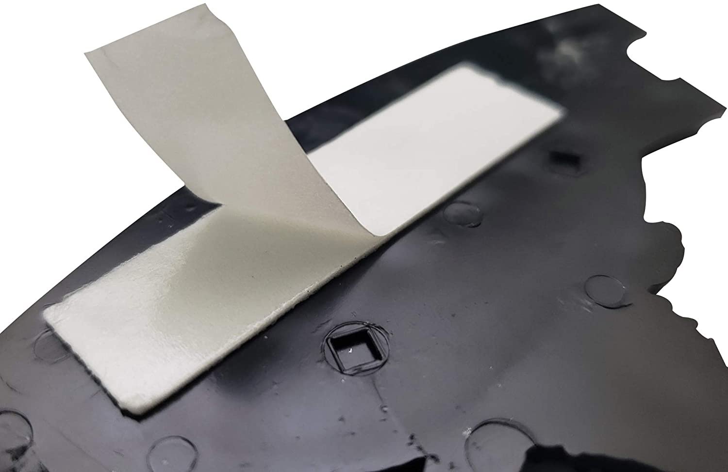 University of Houston Cougars Silver Chrome Color Auto Emblem Molded Raised Adhesive Tape Backing