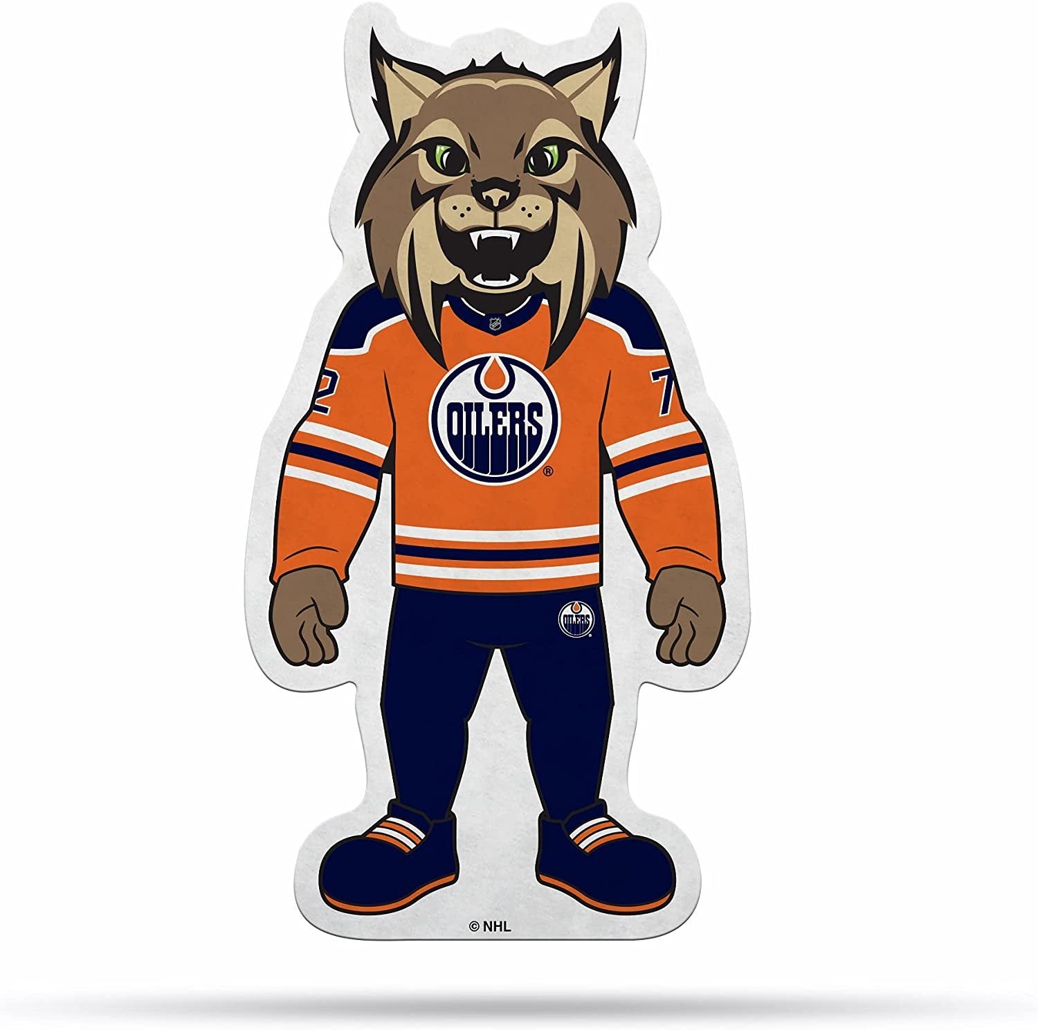 Edmonton Oilers MASCOT Design Pennant Soft Felt 18 Inch