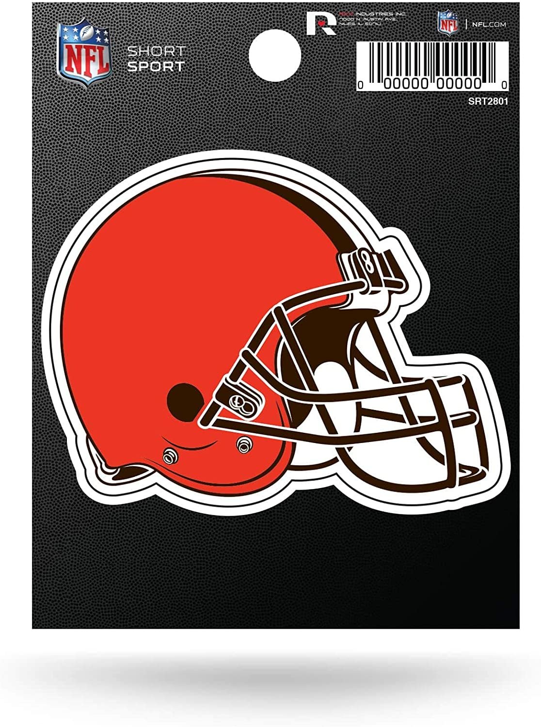 Cleveland Browns 3 Inch Sticker Decal, Full Adhesive Backing, Easy Peel and Stick Application
