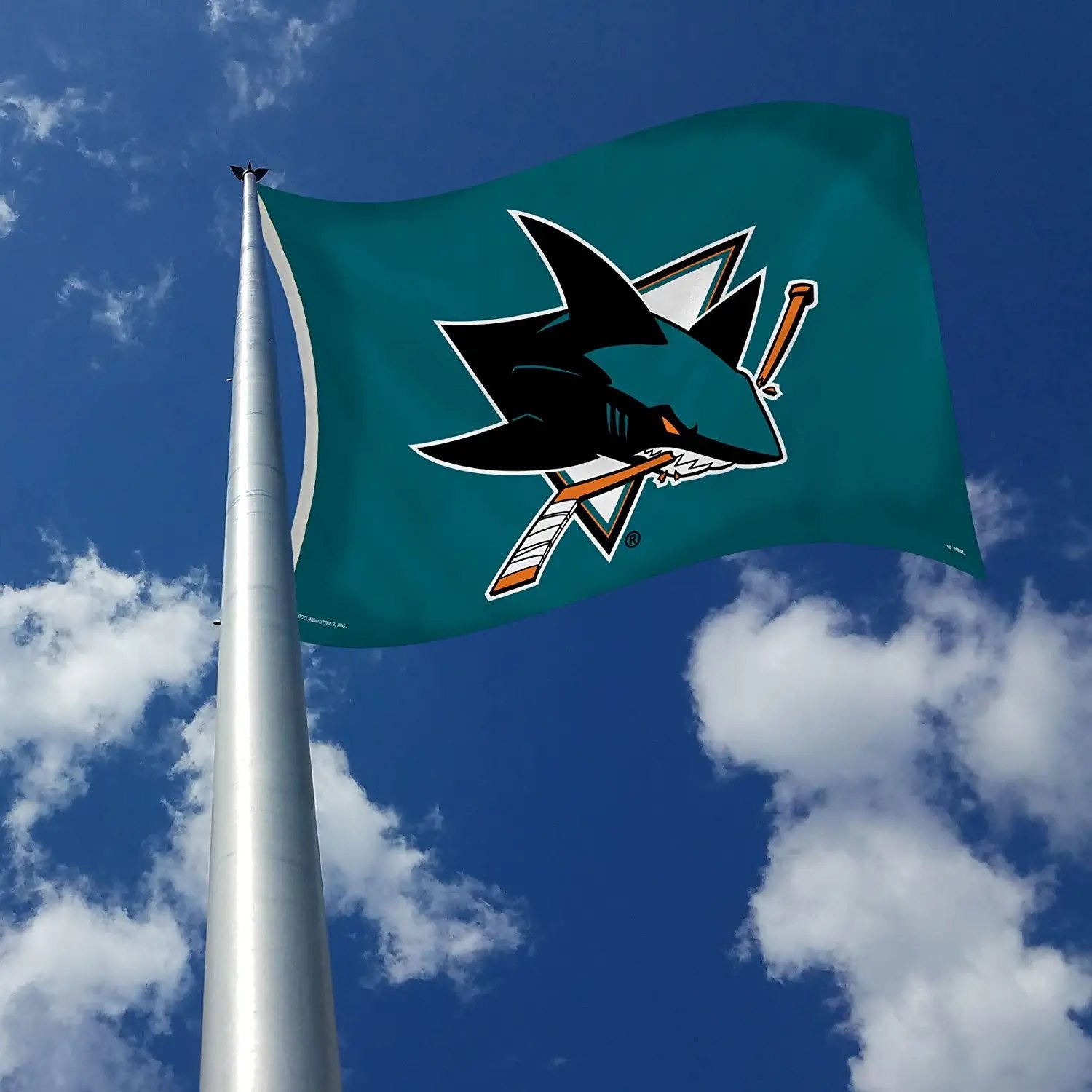 San Jose Sharks 3x5 Feet Premium Flag Banner with Metal Grommets Outdoor