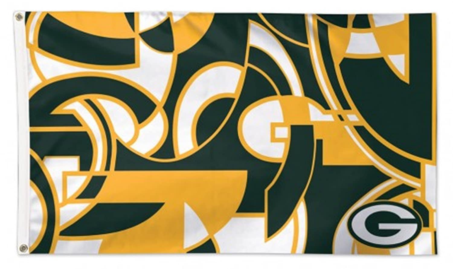 Green Bay Packers Premium 3x5 Feet Flag Banner, Xfit Design, Metal Grommets, Outdoor Use, Single Sided