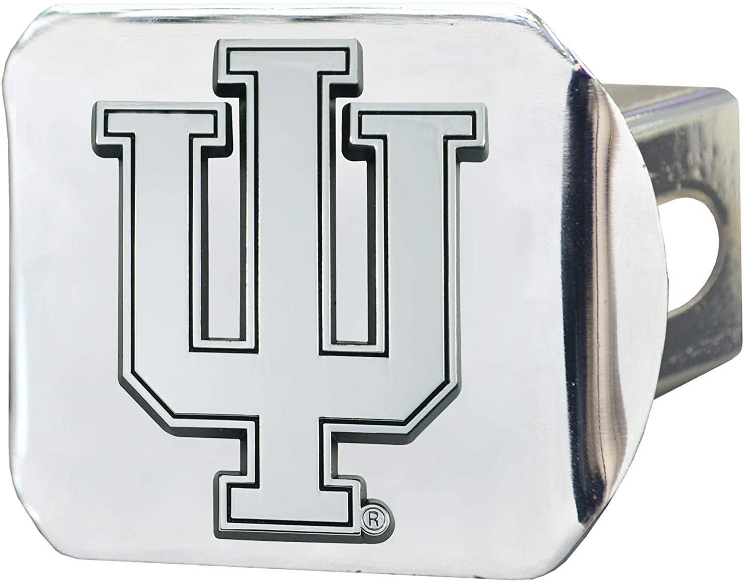 Indiana Hoosiers Solid Metal Hitch Cover with Metal Emblem 2 Inch Square Type III University