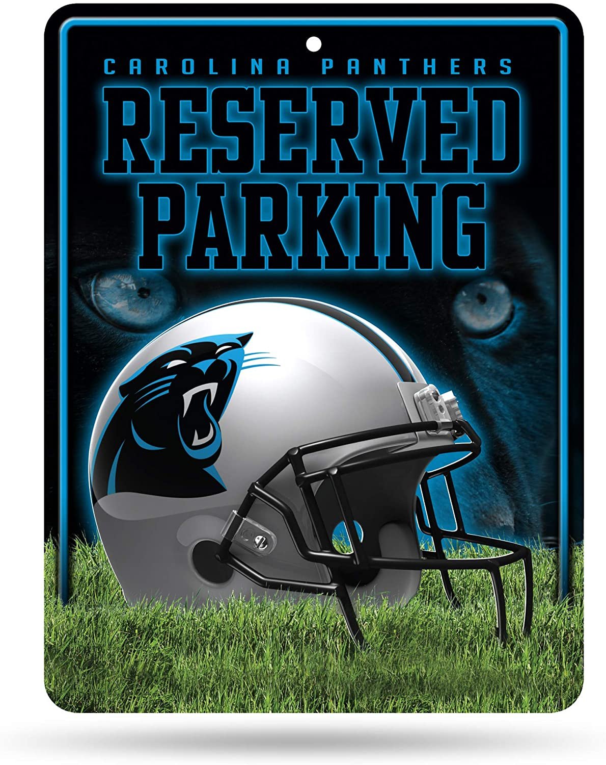 Carolina Panthers Metal Parking Sign