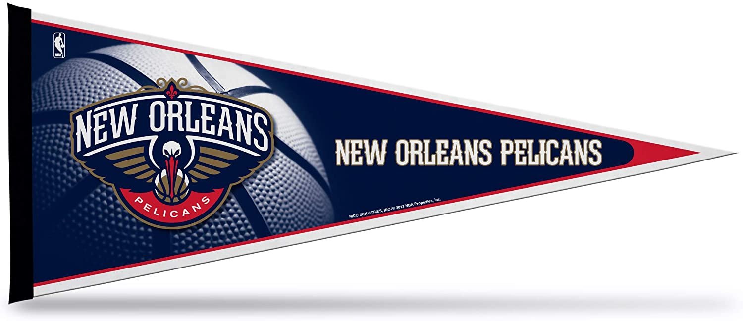 New Orleans Pelicans Felt Pennant 12x30 Basketball