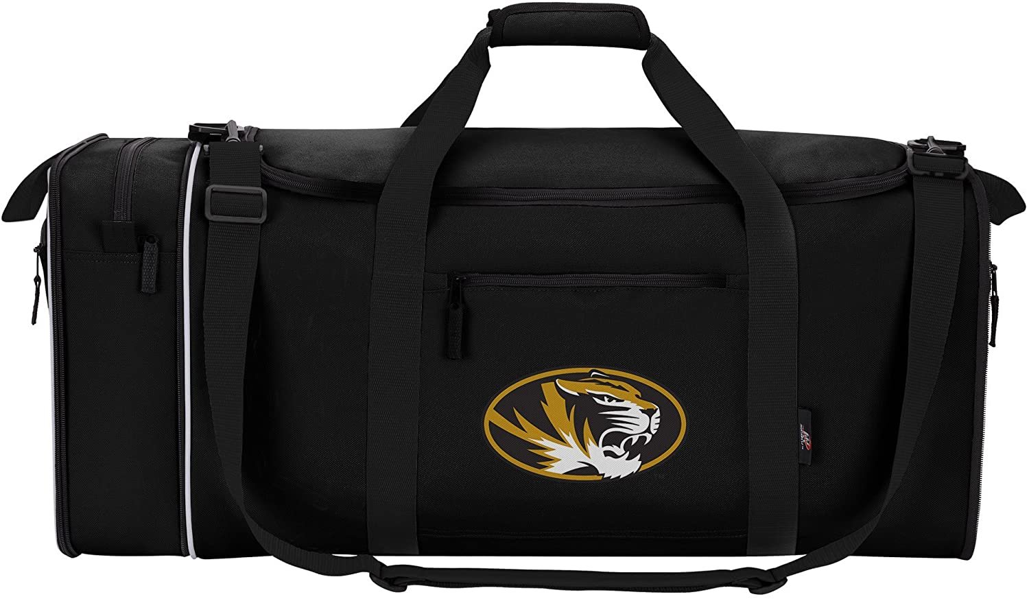 University of Missouri Tigers Premium Duffel Bag Steal Design 28x12x11 Inch, Fold Up Zipper Design