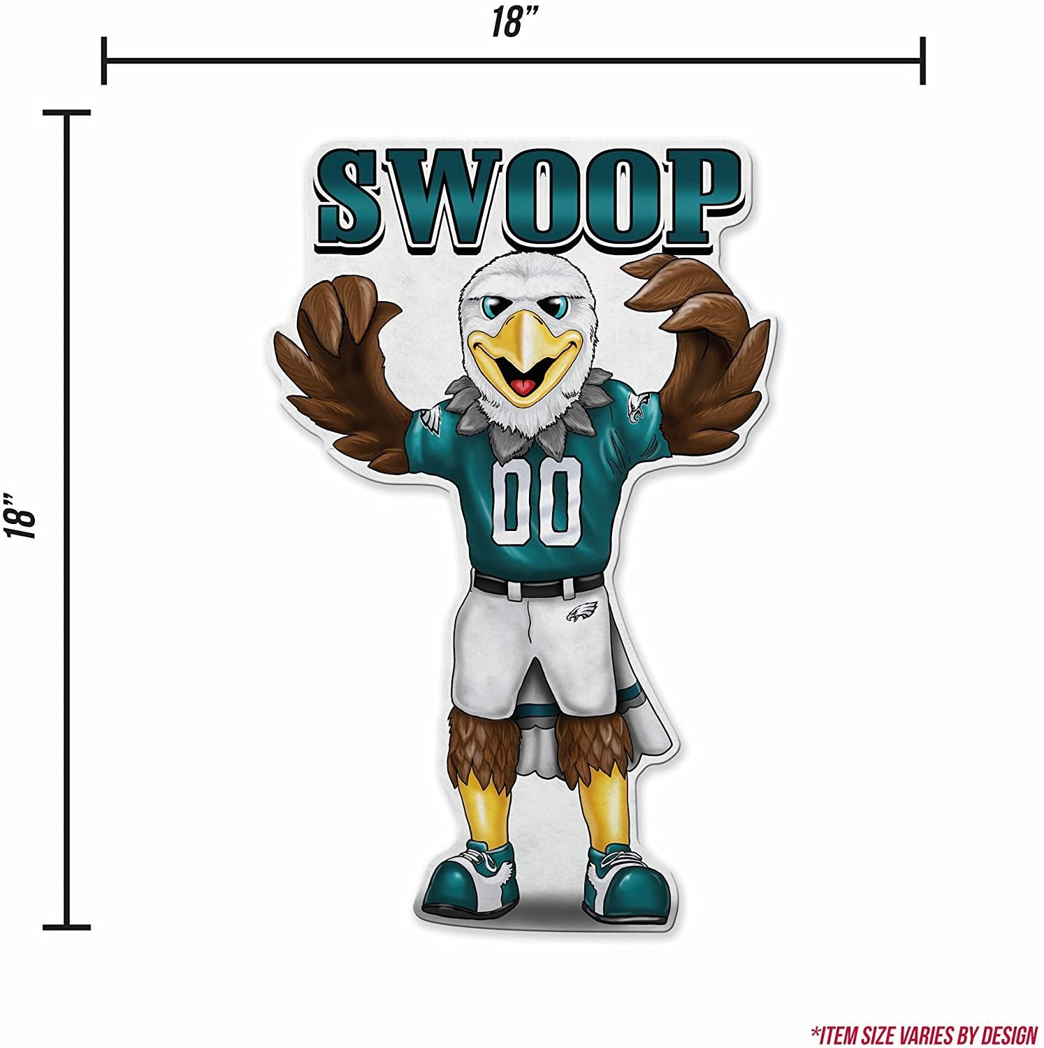 Philadelphia Eagles Pennant Mascot Logo 18 Inch Soft Felt