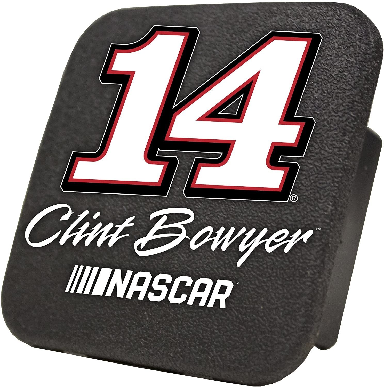 Clint Bowyer #14 Rigid Rubber Plastic Hitch Cover Plug Bumper Trailer Auto Nascar Racing
