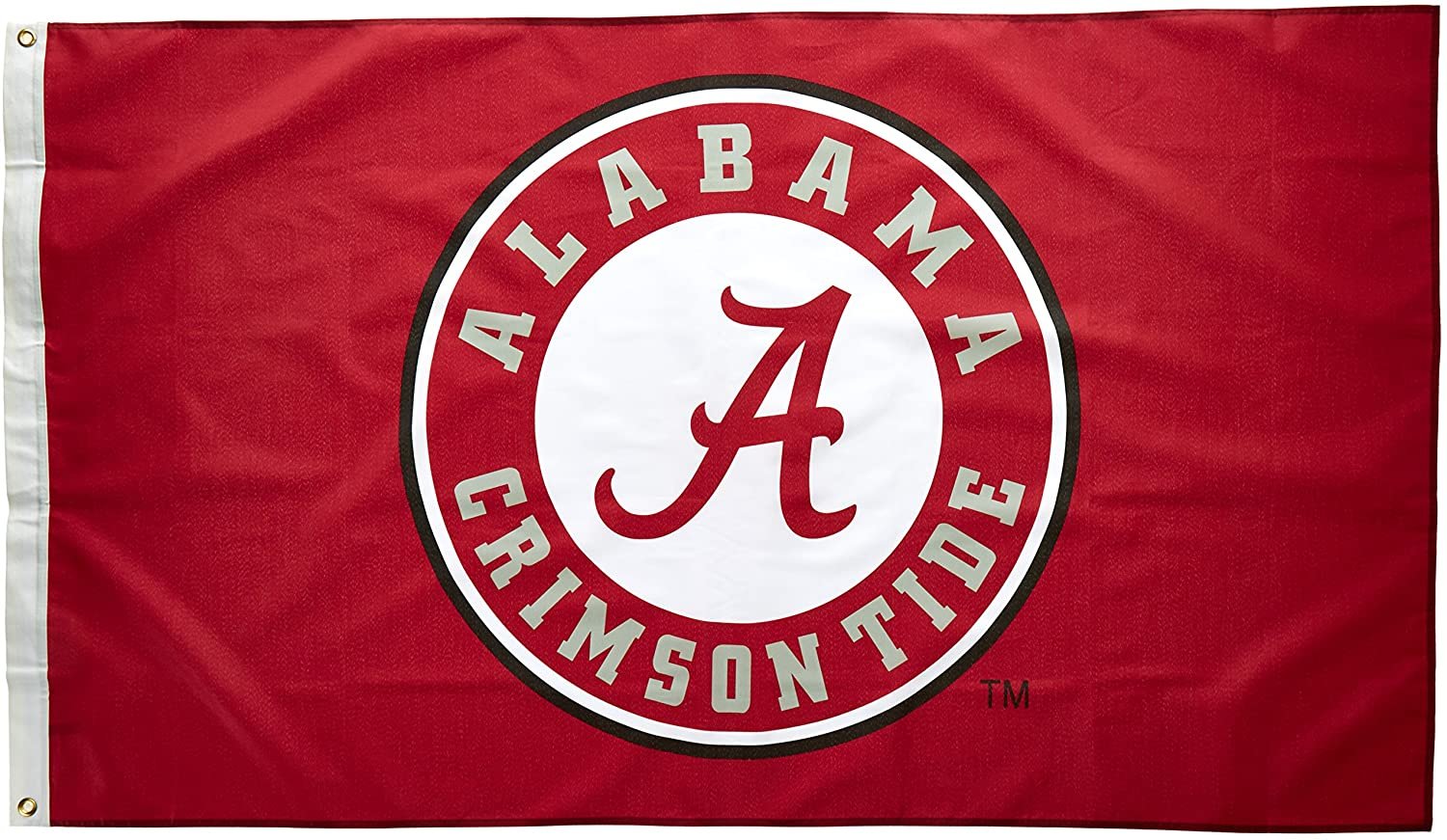 University of Alabama Crimson Tide 3x5 Feet Flag Banner Circle Logo Design Metal Grommets