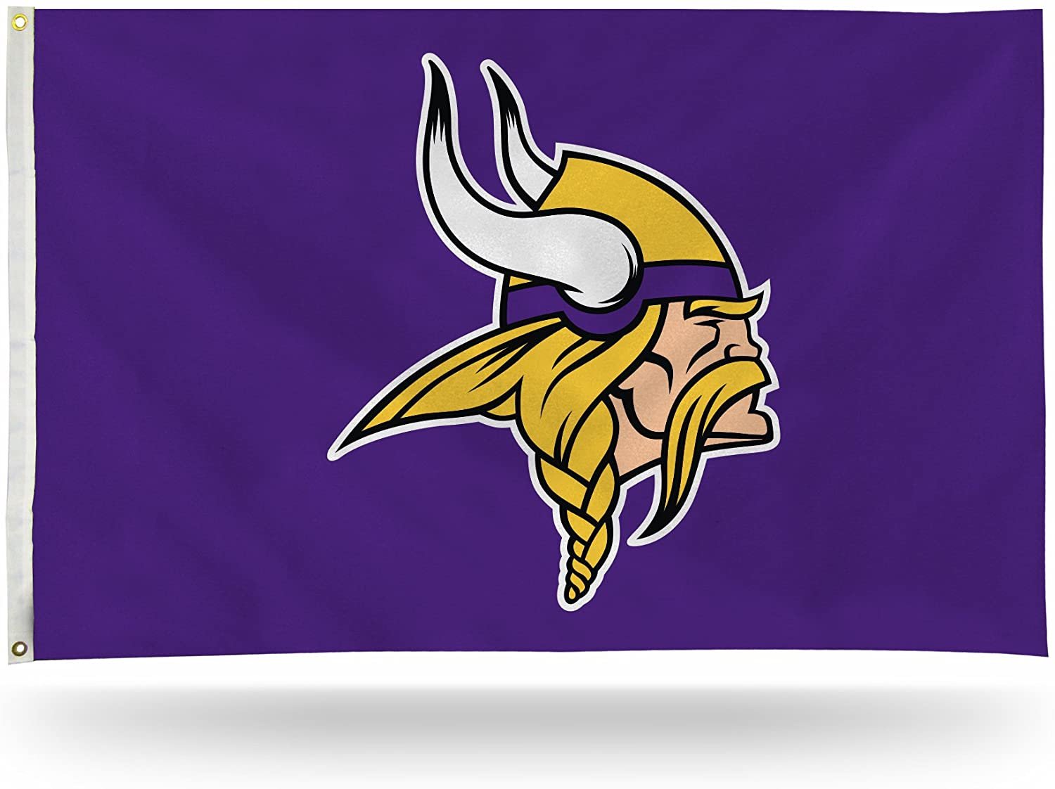 Minnesota Vikings Premium 3x5 Feet Flag Banner, Logo Design, Metal Grommets, Outdoor Use, Single Sided