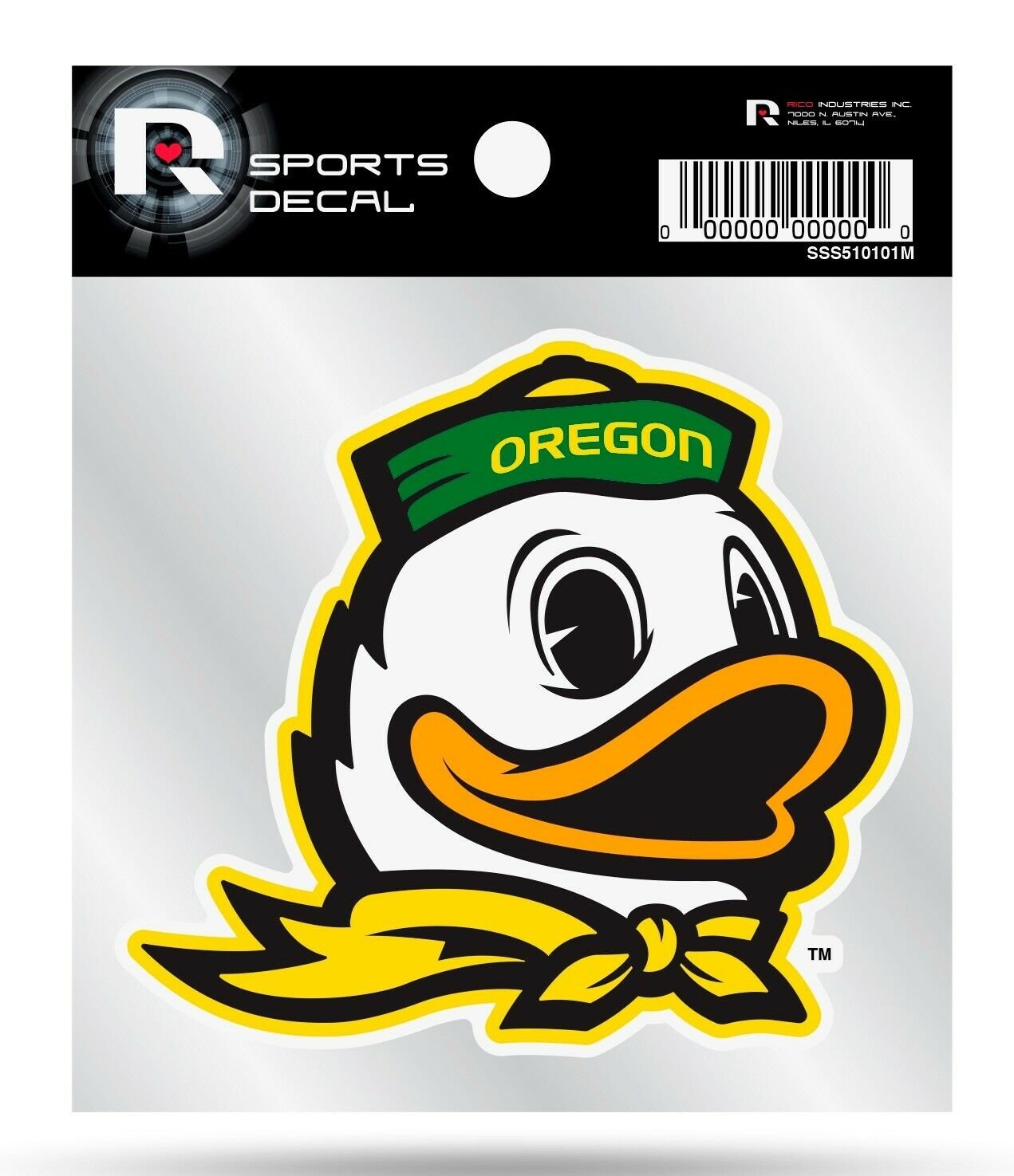 Oregon Ducks 4x4 Decal Sticker Mascot Logo Premium Vinyl Auto Home University of