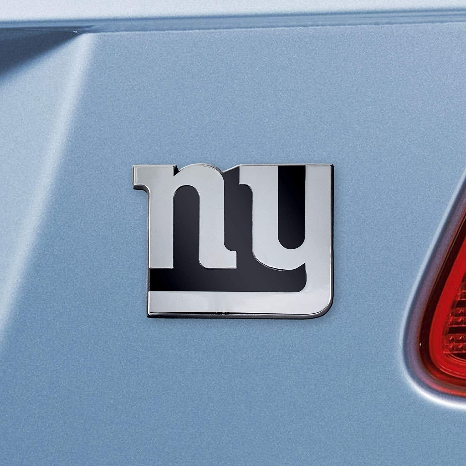 New York Giants Solid Metal Raised Auto Emblem Decal Adhesive Backing
