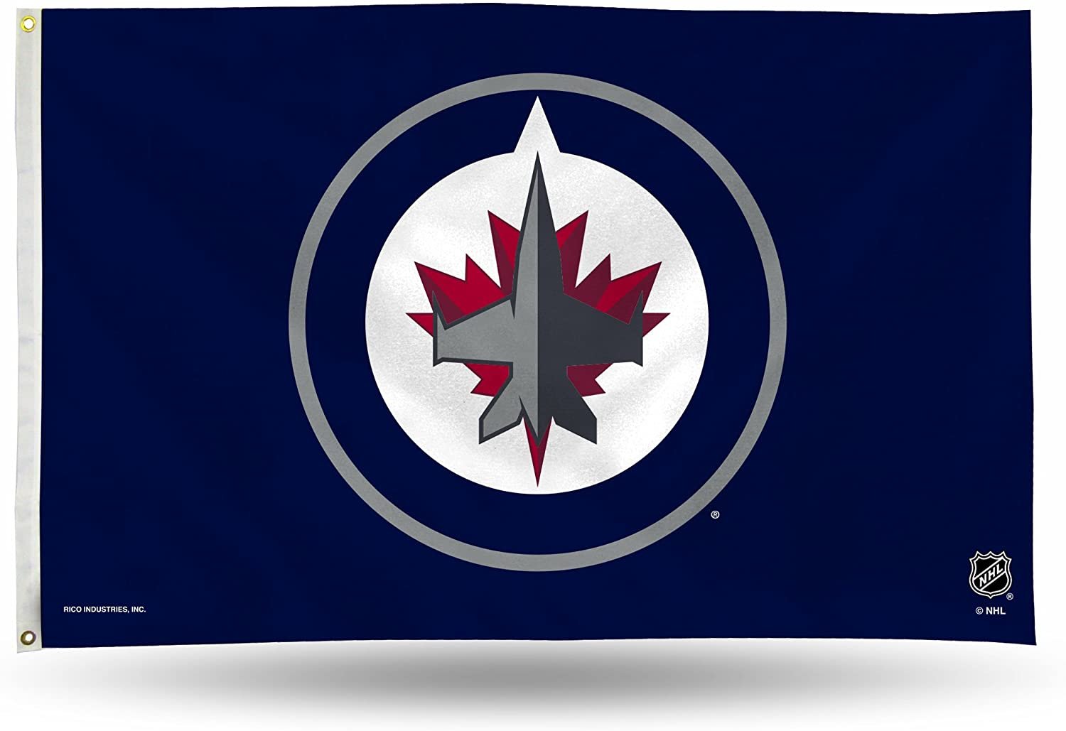 Winnipeg Jets 3-Foot by 5-Foot Single Sided Banner Flag with Grommets