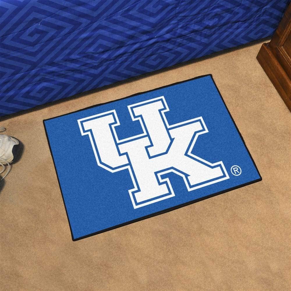 University of Kentucky Wildcats Floor Mat Area Rug, 20x30 Inch, Nylon, Anti-Skid Backing