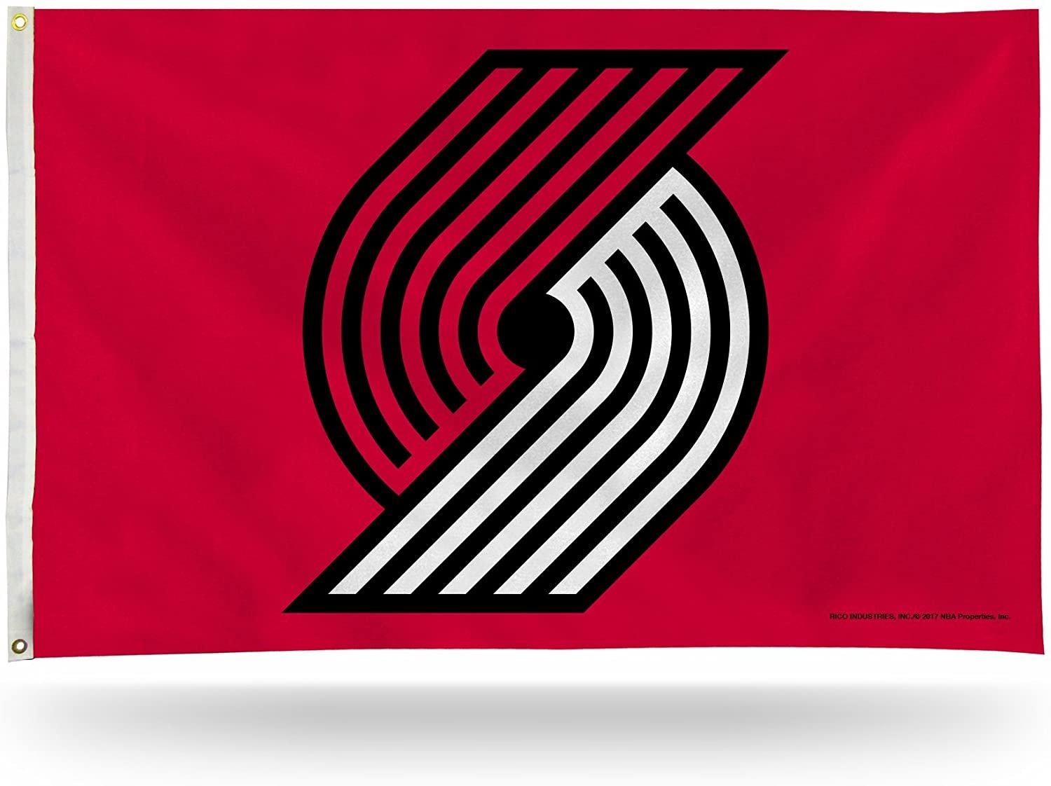Portland Trail Blazers Premium 3x5 Feet Flag Banner, Red Design, Metal Grommets, Outdoor Use, Single Sided