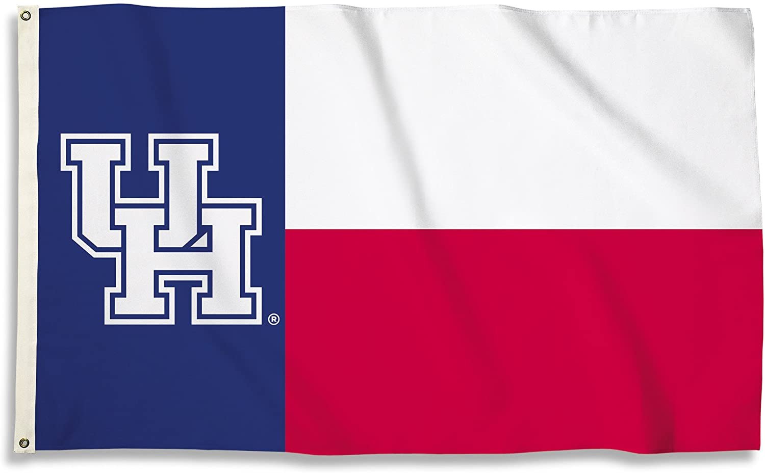 University of Houston Cougars Premium 3x5 Feet Flag Banner, Texas State Flag Design, Metal Grommets, Outdoor Use, Single Sided